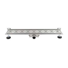 LINEAR SHOWER TRAPS  600X70MM VERT.ÄÄRIKUGA DN40/50 KUIV+REST