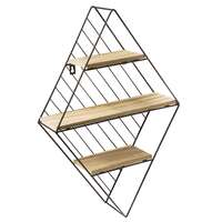 METALLIHYLLYLIPU 30X40CM MUSTA/PUU