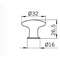 NUPP 913-32mm ZN2 MATT KROOM NUPP 913-32mm ZN2 MATT KROOM