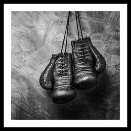 PILT DANJA BOKSIKINDAD 35X35CM MUST VALGE