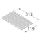 NAIL PLATE  60X100X1.3MM NAIL PLATE  60X100X1.3MM