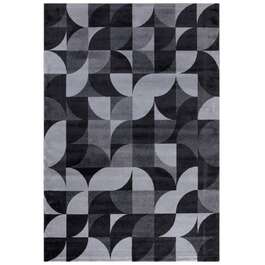 КОВЕР ENJOY 160X230 СЕРЫЙ БЕЛЫЙ