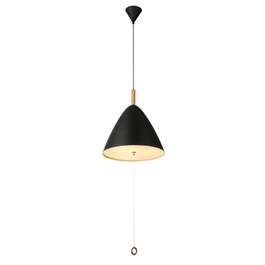VALGUSTI GLOBO 15325B 3X60W, E27 METALL MUST/OPAL
