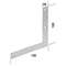 FLAT CORNER BRACES 120X20MM ZN FLAT CORNER BRACES 120X20MM ZN