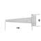 HINGE E  150X72MM T-KUJULINE