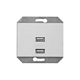 PISTORASIA  XP500 2xUSB DC 5V 3,4A RAAMITA Valkoinen