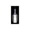 VALGUSTI LUKSOR PLUSS 1X40W E27 TERAS/ VALGE