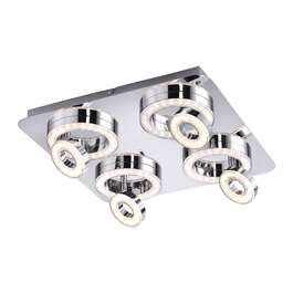 VALGUSTI TIM 4X2,8W/4X3,1W LED KROOM 270lm/300lm