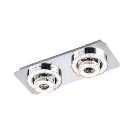 VALGUSTI TIM 2X2,8W/2X3,1W LED KROOM 1140lm/860lm