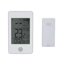 THERMOMETER  JUHTMEVABA SISE-VÄLIS KELLAGA 10-235