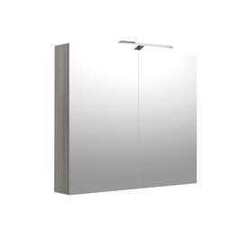 Allaskaappi SCANDIC 80 cm LED Harmaa SAAR