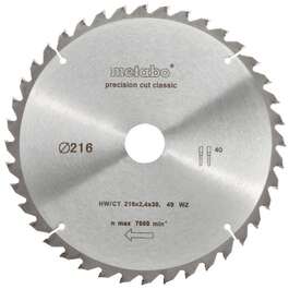 SAW BLADE  METABO 216X30 40Z