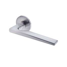 Door Handle VAL75 Brass / Stainless Steel Tone