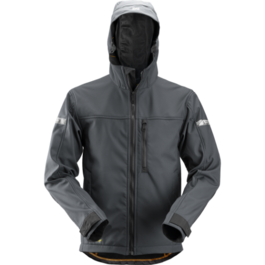 КУРТКА SNICKERS 44/5000  SOFTSHELL KAPUUTSIGA тёмно-серый XL