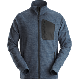 FLEECE SWEATSHIRT SNICKERS FLEXIWORK TUMEBLUE /BLACK M