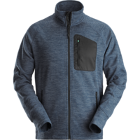 FLEECE SWEATSHIRT SNICKERS FLEXIWORK TUMEBLUE /BLACK XXL