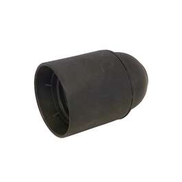 LAMP HOLDER  E27 BLACK PLASTIK