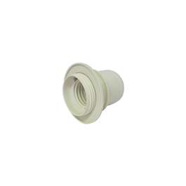 LAMP HOLDER  E27 KEERMEGA JA RÕNGAGA White