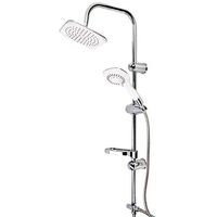 Shower mixer DUSCHY 455-90 DOLPHIN White/KROOM