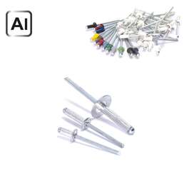 RIVET POP 4,8X10 AL/ST 100TK/PK RIVET POP 4,8X10 AL/ST 100TK/PK
