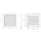 GRILLE VENTILATION  190X190 N12