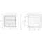 GRILLE VENTILATION  N10R 148X153 REG.