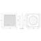GRILLE VENTILATION  ND12R 190X190 REG.