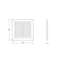 GRILLE VENTILATION  VR1515B 15X15 brown