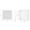 GRILLE VENTILATION  N12R 190X190 REG