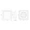 GRILLE VENTILATION  ND12ZP 190X190/125 H