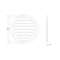 GRILLE VENTILATION  MR100B D100 brown
