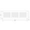 GRILLE VENTILATION  MR3010B 300X100 brown