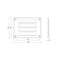 GRILLE VENTILATION  MR14105ZN 140X105 ZN