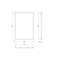 Metal inspection hatch 60x40 Metal inspection hatch 60x40