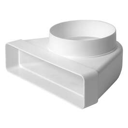 VENT.PLAST.ÜHENDUSNURK D100-220x55mm KLD25-100 VENT.PLAST.ÜHENDUSNURK D100-220x55mm KLD25-100