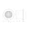 VENTILAATOR E-EXTRA EA100 D100mm White