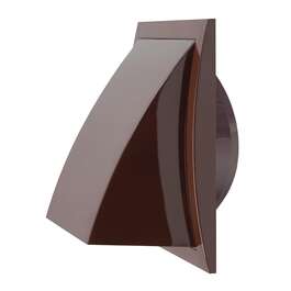 GRILLE VENTILATION  ND10FVB 190X190 PL.D-100MM KLAPIGA brown