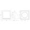 GRILLE VENTILATION  ND10FVP 190X190 PL.D-100MM KLAPIGA HALL