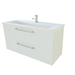 Kylpyhuonekalusteet Scandic 101 cm valkoinen