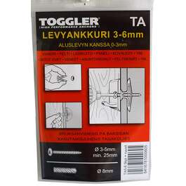ДЮБЕЛЬ TOGGLER TA5-6+KRUVI 5TK ДЮБЕЛЬ TOGGLER TA5-6+KRUVI 5TK