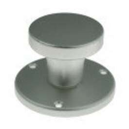 Round Door Knob Alux 7071 Silver