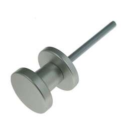 Round Door Knob ALUX7071 Silver