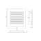 VENTREST NOVIPRO 200X200MM INDUSTRIAL White