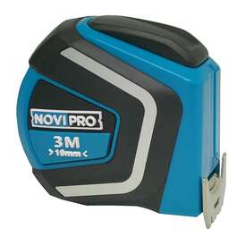 MEASURING TAPE  NOVIPRO 2-POOLNE MAGNETIGA 3M/19MM