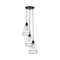 VALGUSTI SKELETTON 3X60W E27 MUST