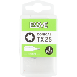 OTSIK ESSVE KOONILINE TX25X25 3TK