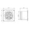 VENTILAATOR ZSMK200 MADALRÕHK 340M3/H 29W SEINA VENTILAATOR ZSMK200 MADALRÕHK 340M3/H 29W SEINA