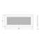 GRILLE VENTILATION  VR1330M 13X30CM MUST PLAST.