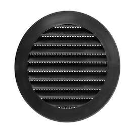 ВЕНТИЛЯЦИОННАЯ РЕШЁТКА  D100 ЧЁРНЫЙ  VR100M PLAST.