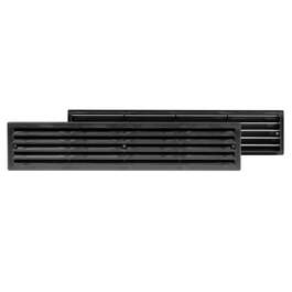ВЕНТИЛЯЦИОННАЯ РЕШЁТКА  UKSELE 450X90MM ЧЁРНЫЙ  VR459M